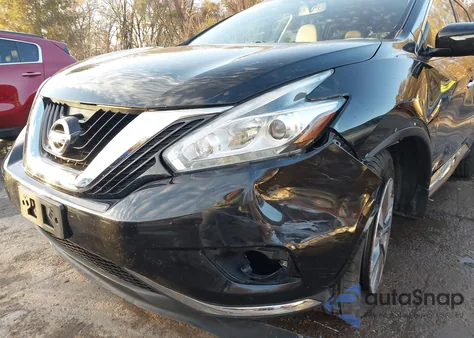 2015 Nissan Murano Sl из США, поврежденный, VIN 5N1AZ2MG8FN202802